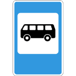 Знак 5.16. Место остановки автобуса и (или) троллейбуса - AvtoTachki